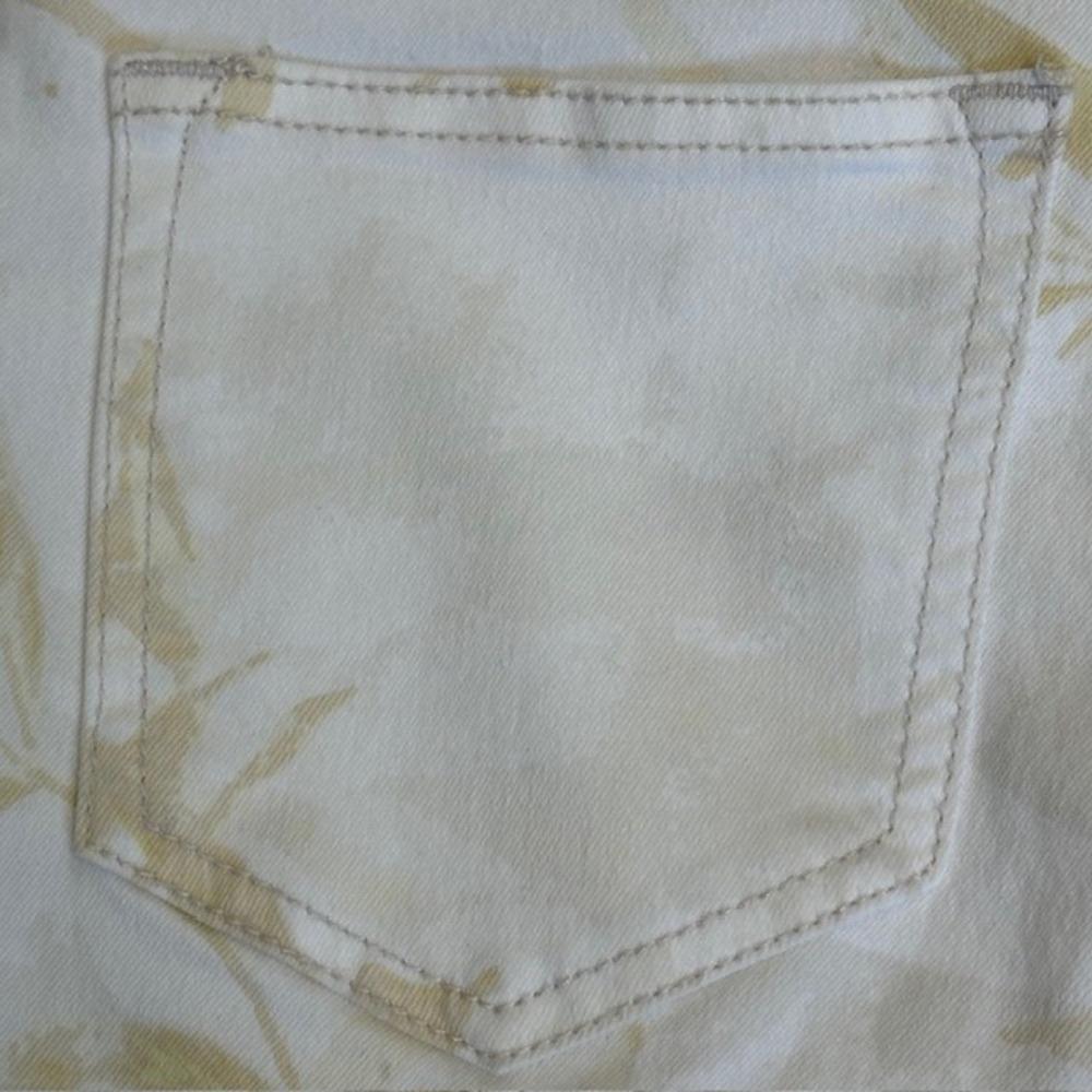Free People Floral Printed High Rise Skinny Jeans Casual Everyday Style Size 25 - Picture 9 of 12